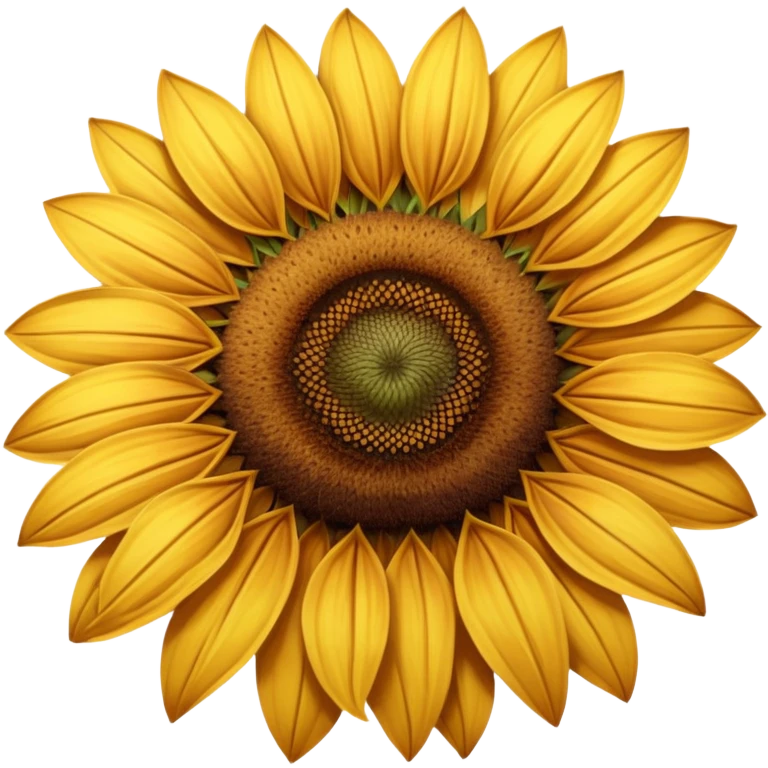 Brown dried sunflower  emoji