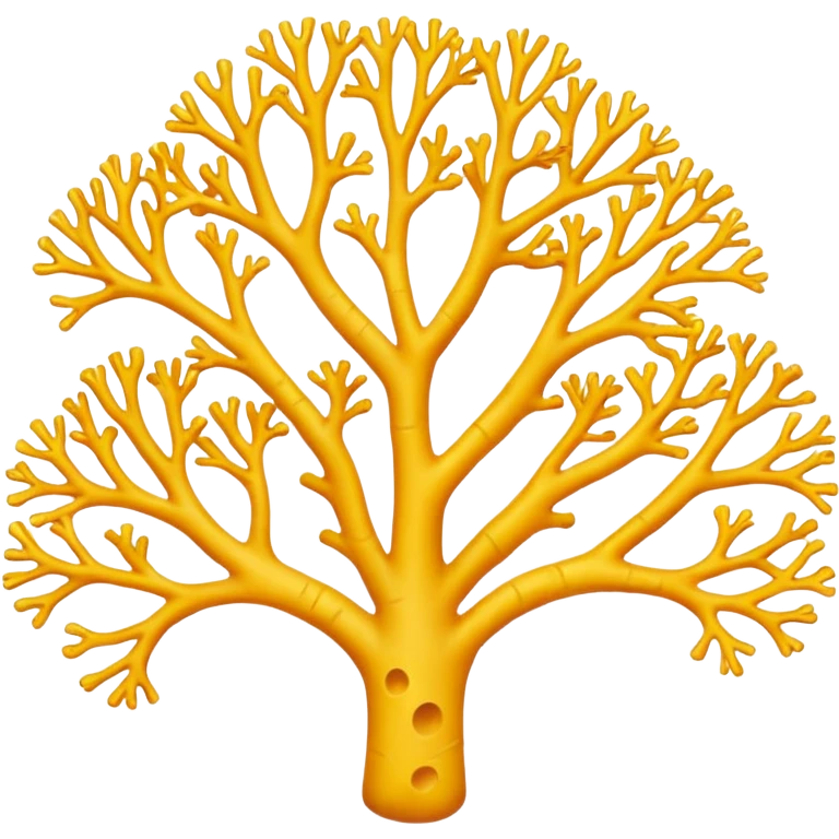 yellow Coral  emoji