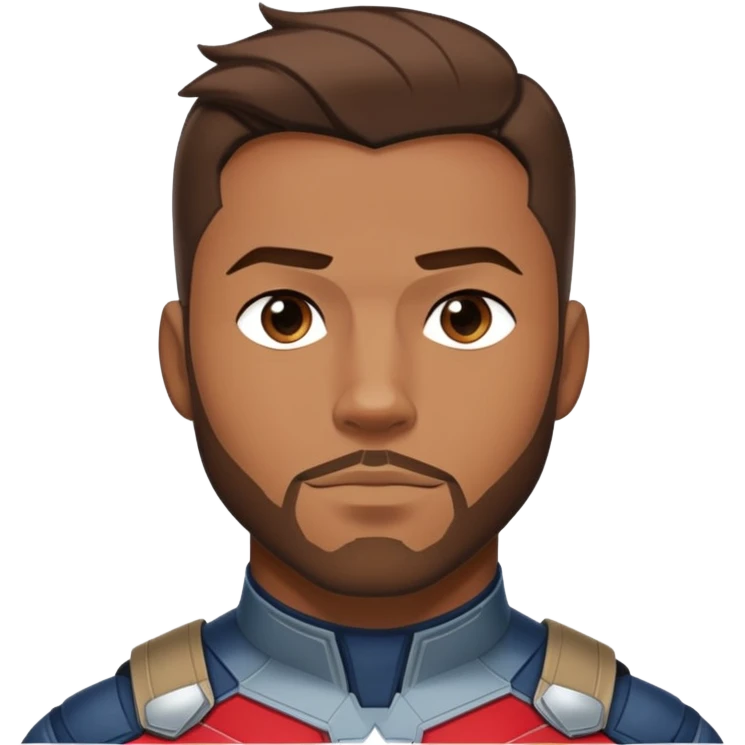 Sam Wilson with side-whiskers from avenger emoji