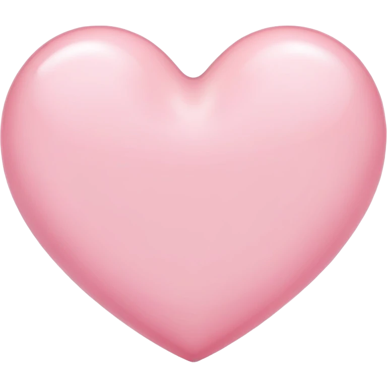 light pink heart emoji