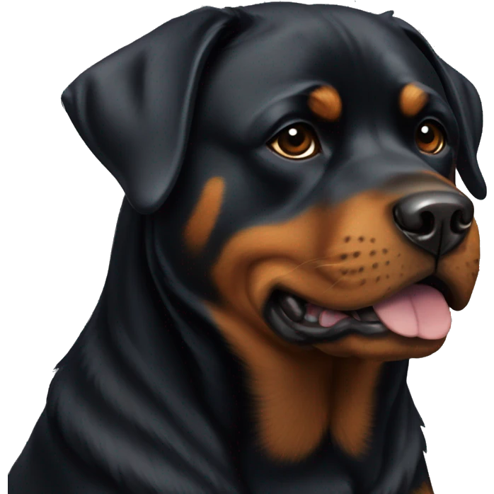Rottweiler dog emoji
