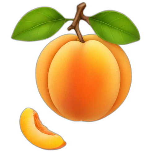 apricot emoji