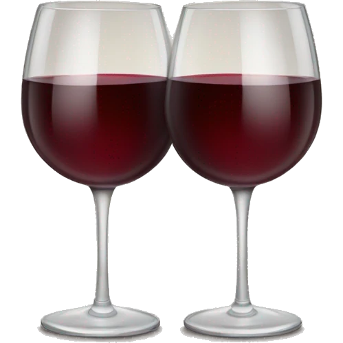 2 glasses of wine cheers  emoji