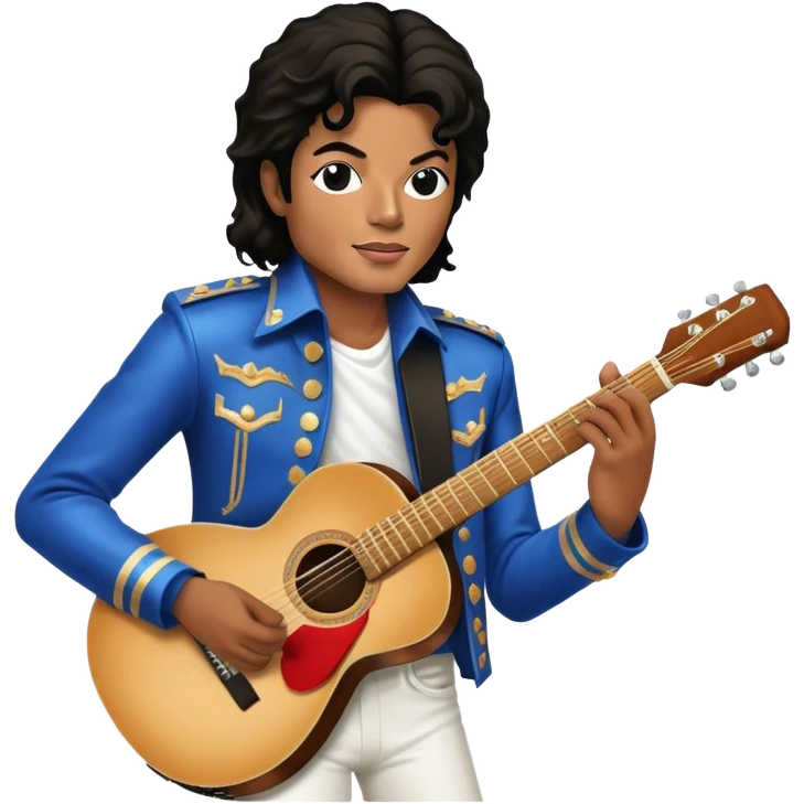 michael jackson playing the guitar emoji