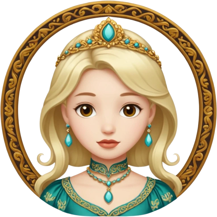 Une fille qui porte une feullara  emoji