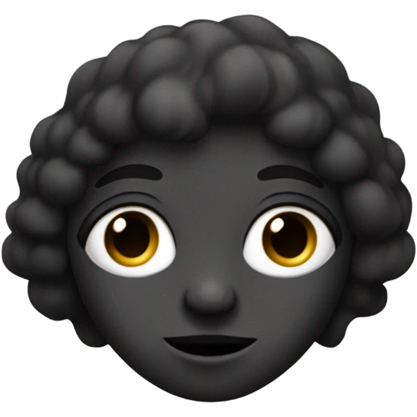 Side eye black  emoji