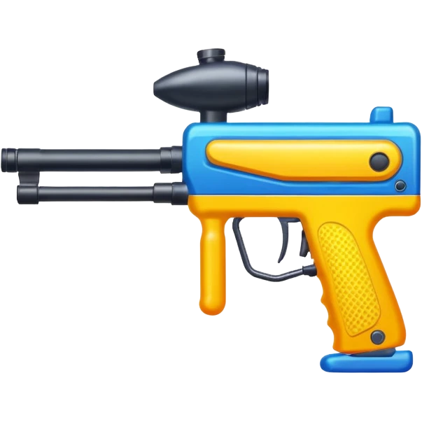 paintball gun colorful emoji