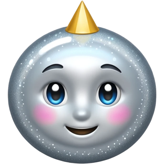 A sparkle that is silver  emoji