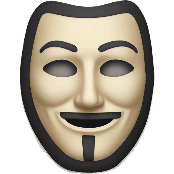 anonymous mask emoji