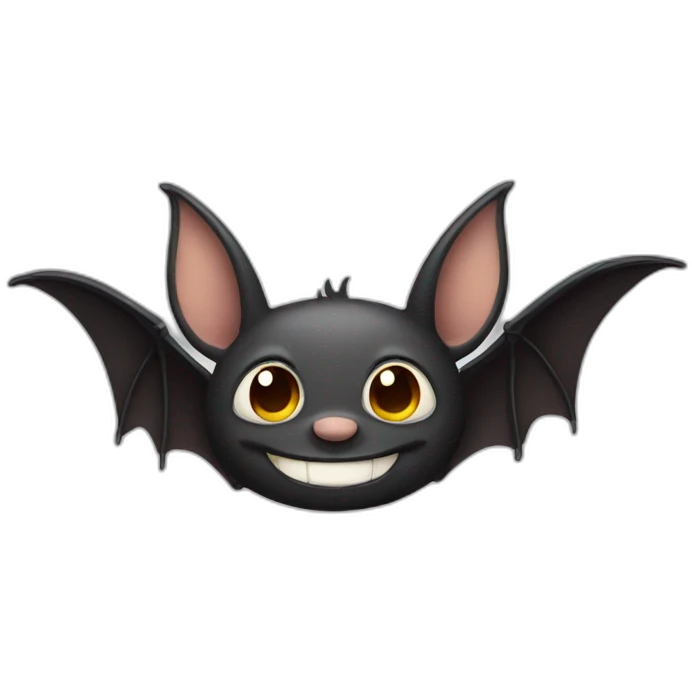 Smiling bat emoji
