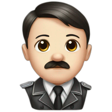 Adolf Hitler foetus cute emoji