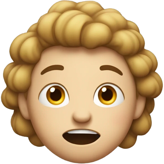 person farting emoji