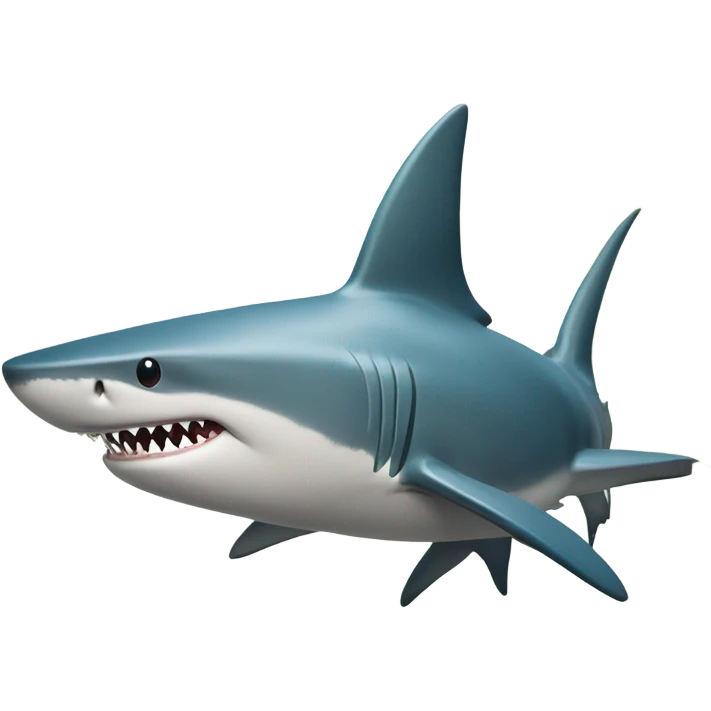 Shark with antlers emoji