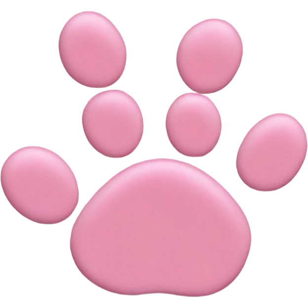 paw cat pink emoji