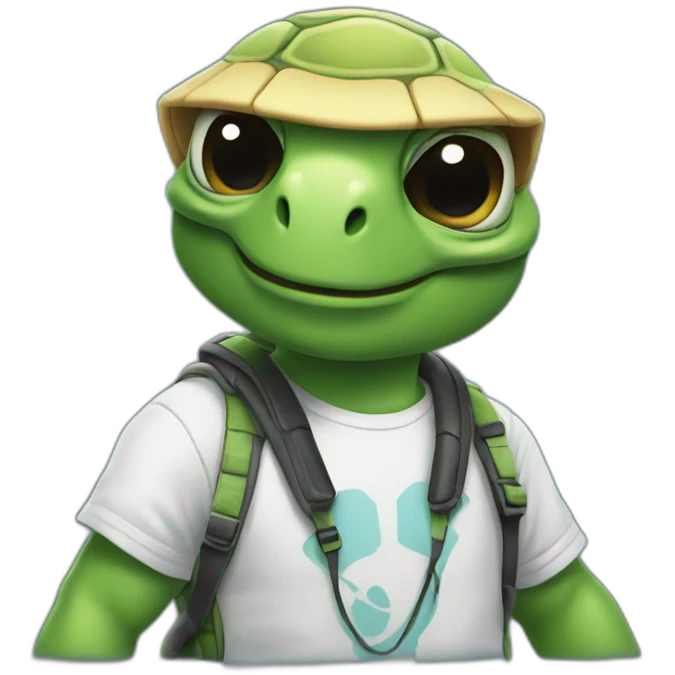 Dj turtle emoji