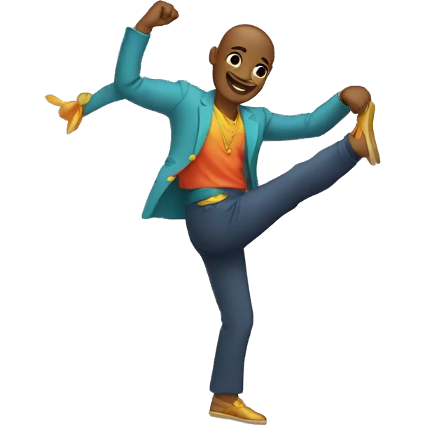 Arcoíris bailando  emoji