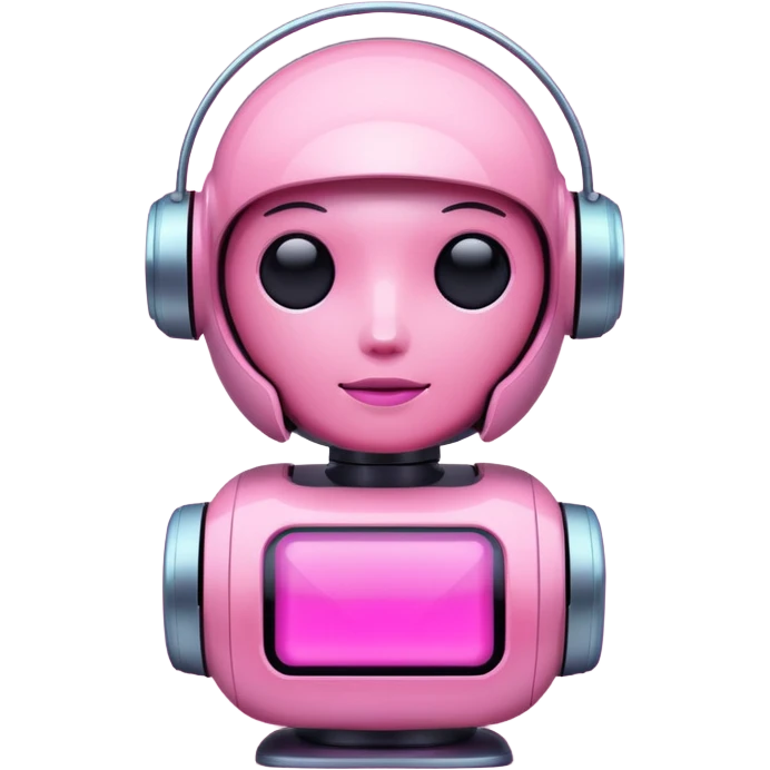 pink chat gpt ai emoji