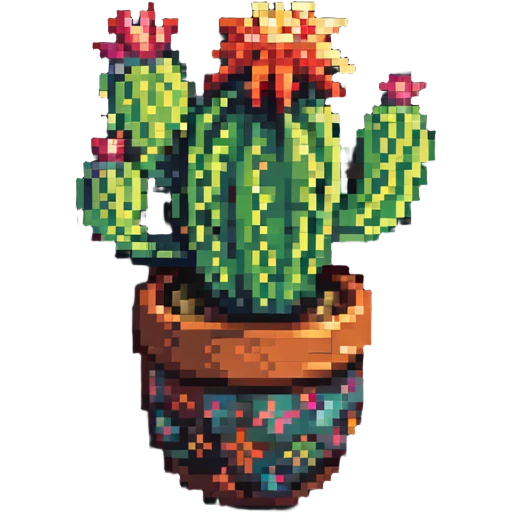 cactus in decorative pot emoji
