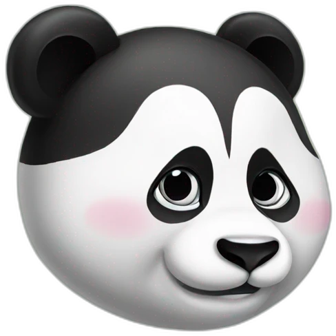 panda kiss emoji