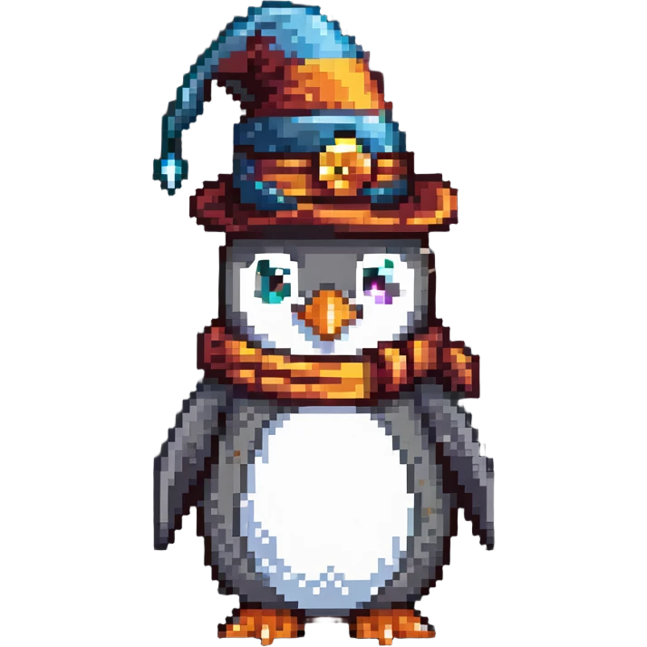 penguin wizard emoji