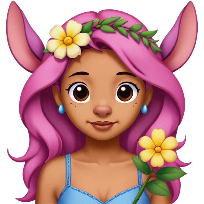 Stich Rosa  emoji