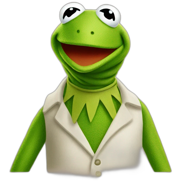 Kermit the frog emoji