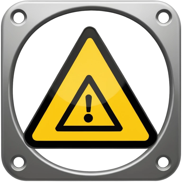 Caution Sign – yellow triangle, Subway Sign. emoji