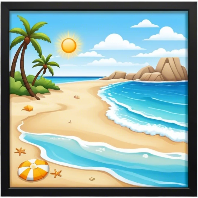 Beach emoji