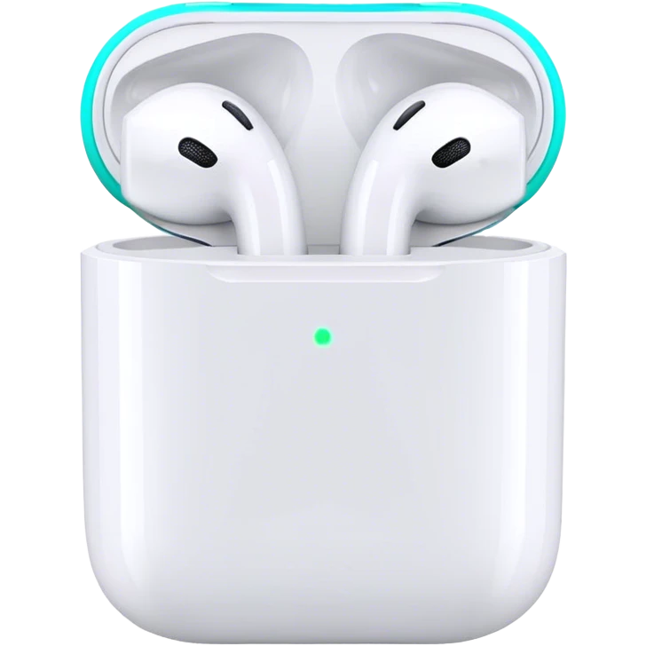 Neon airpods emoji