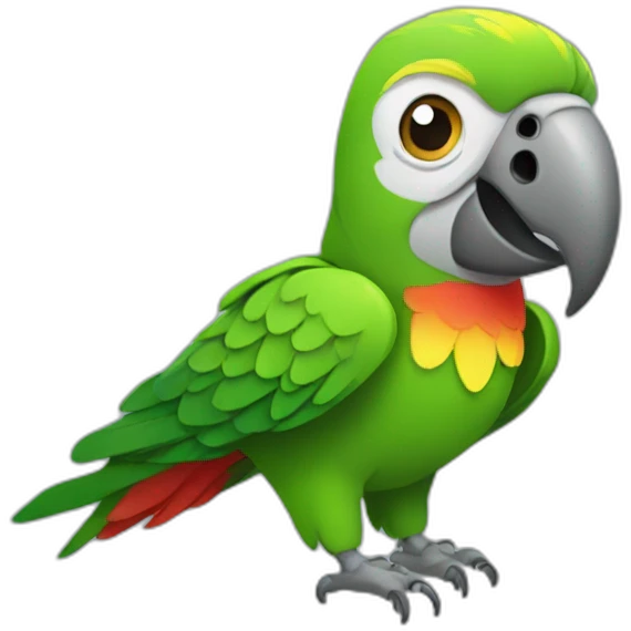 parrot in keyboard emoji