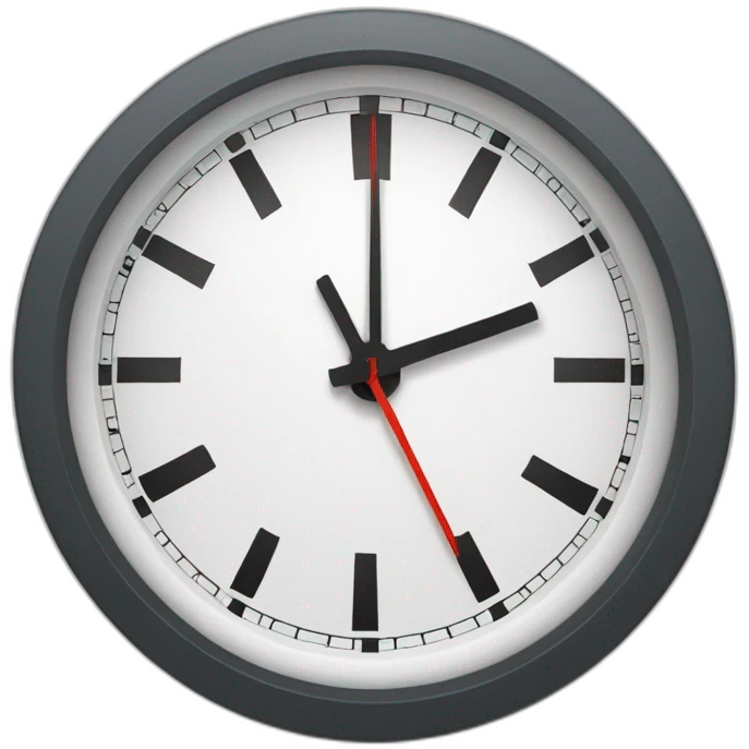 clock showing 01:00 emoji