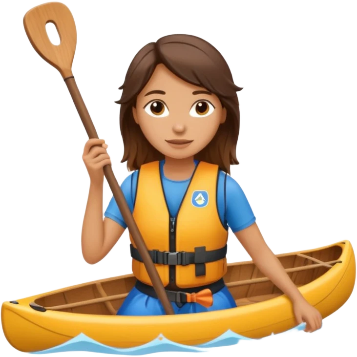 woman canoeist emoji