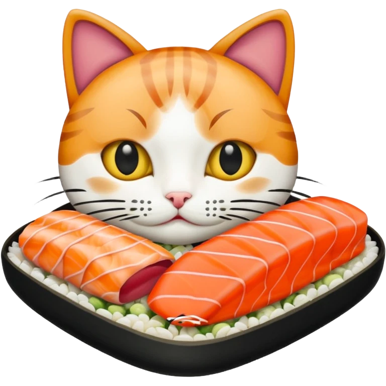 Cat sushi  emoji