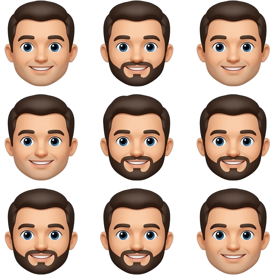 Make multiple emojis of him emoji