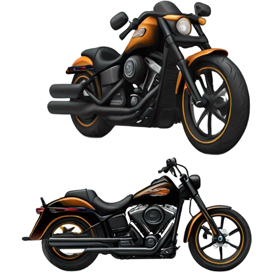 Harley Davidson low rider s emoji