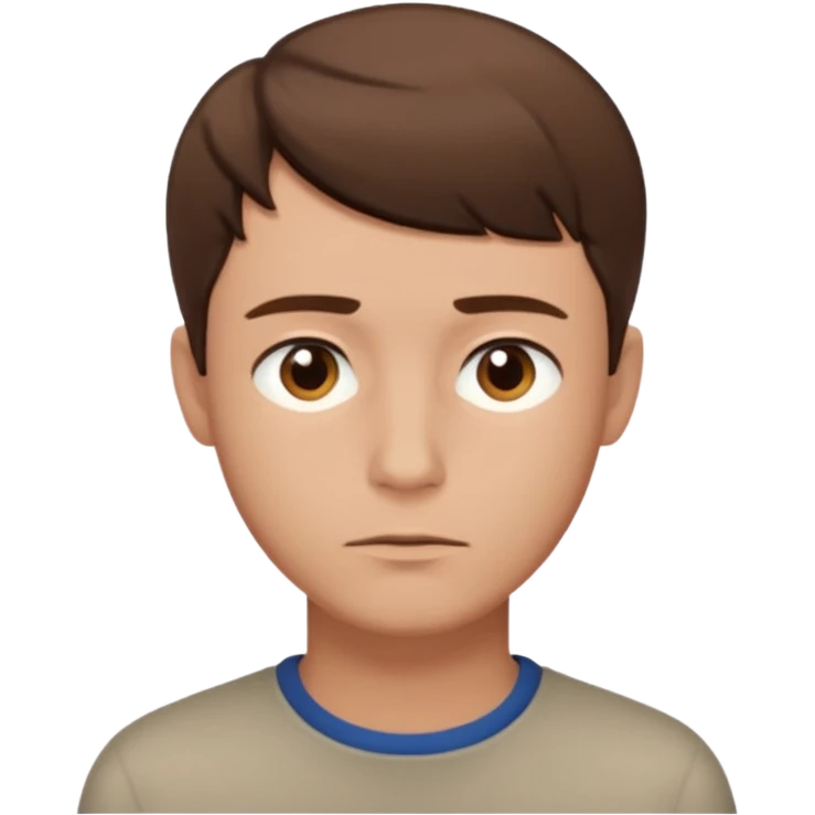 Guy with doubts emoji