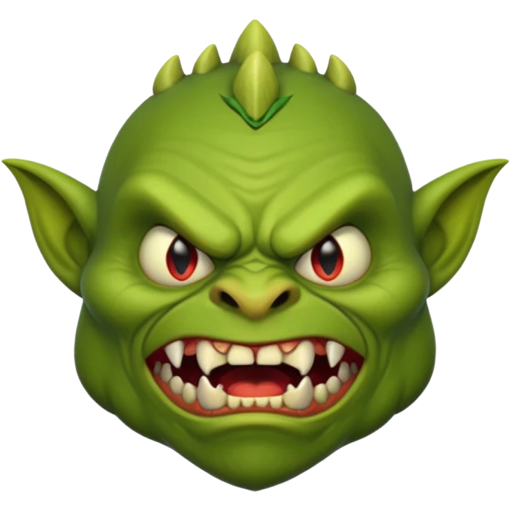 Angry goblin emoji