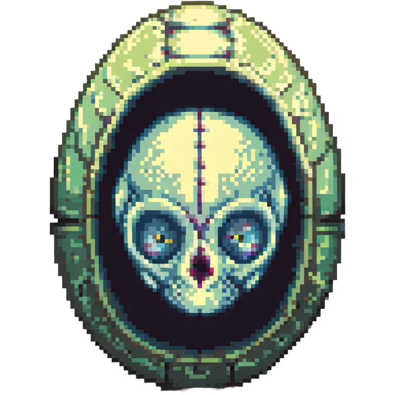 cranial, eye, MRI, SCAN, egg, embryonic, inside of glass egg, alien, eerie emoji