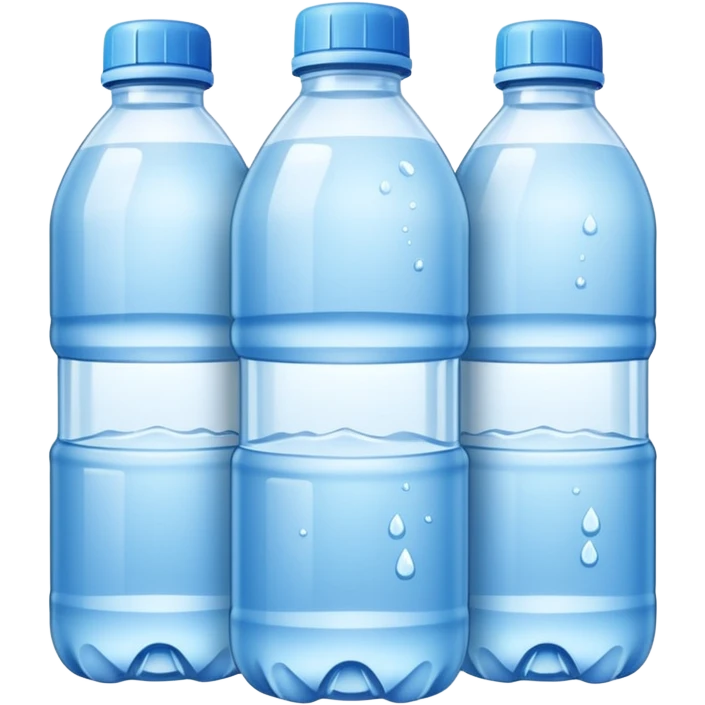 bottles of water emoji