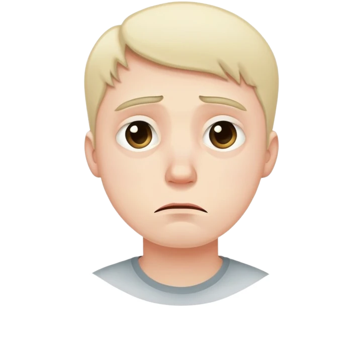 very sad guy emoji