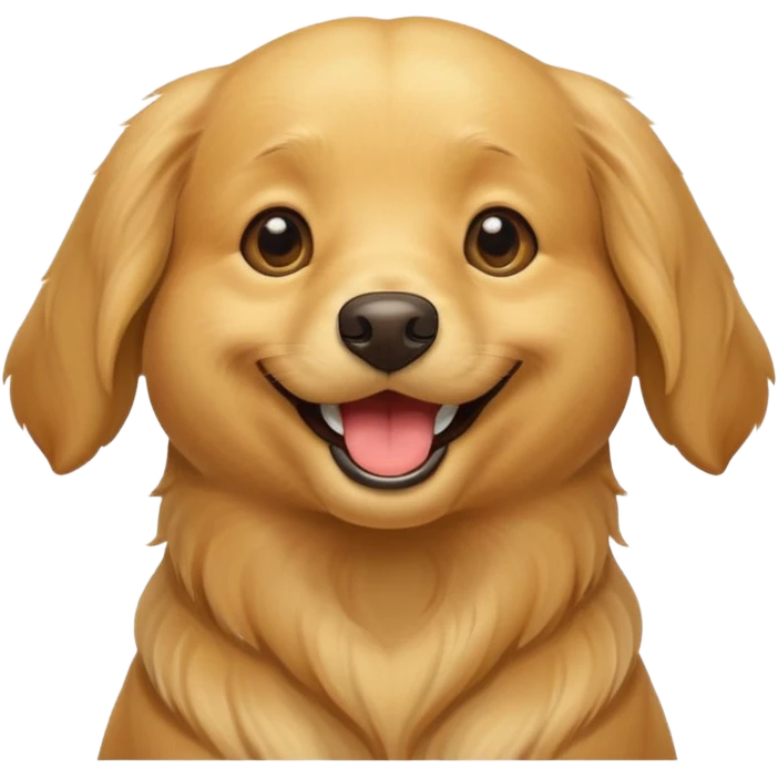 Funny dog emoji
