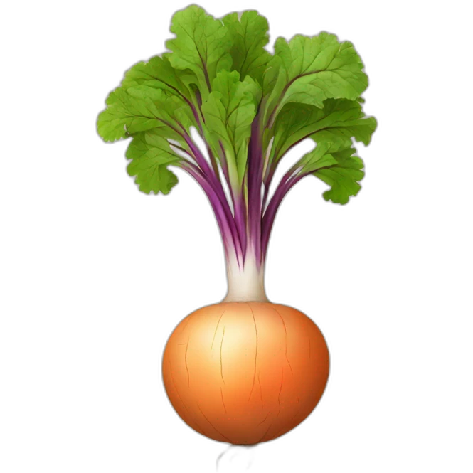 round root vegetable emoji