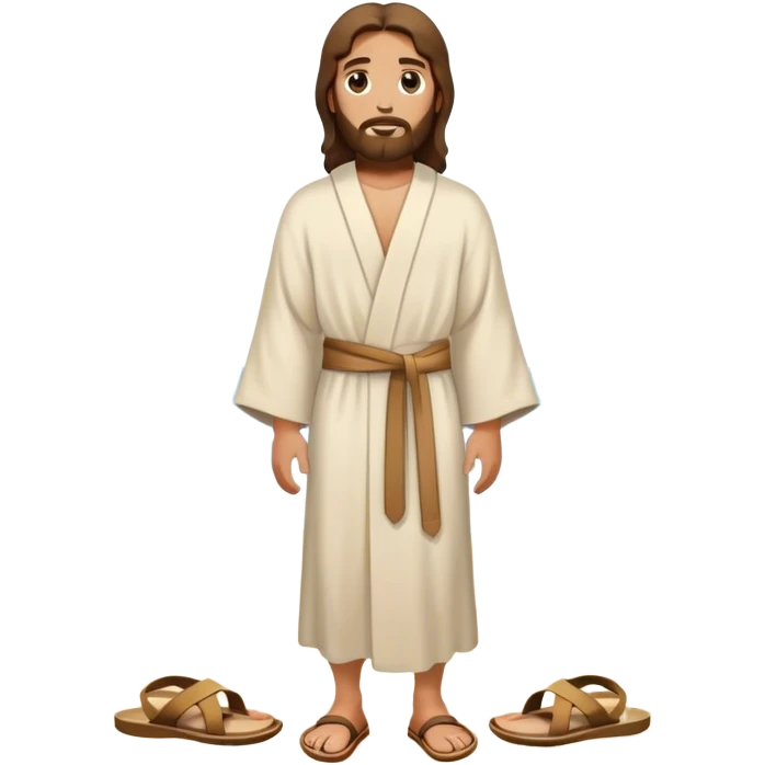 Jesus at the beach emoji