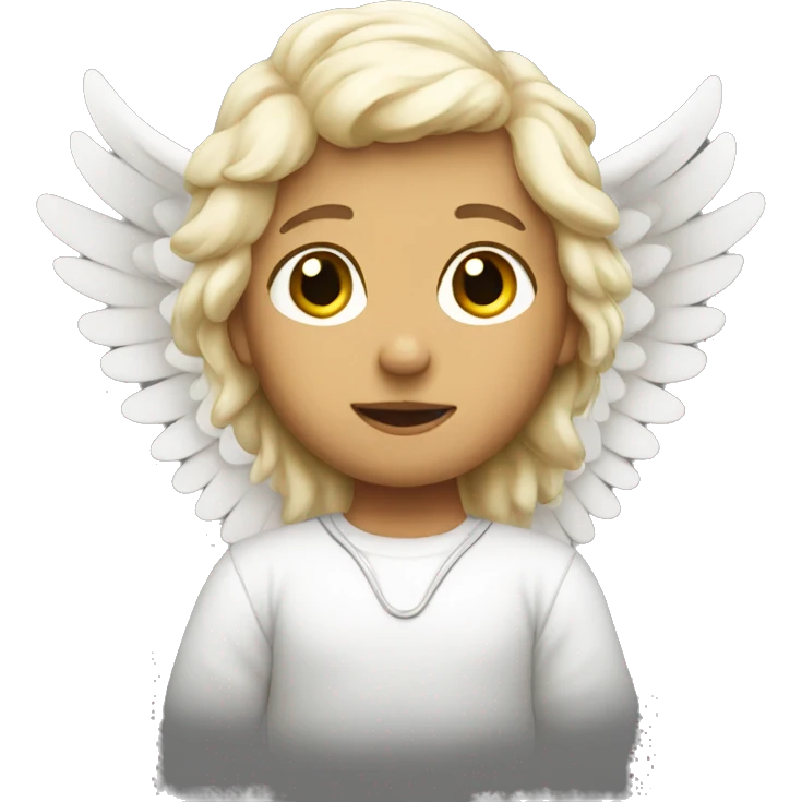 Angel with wings emoji