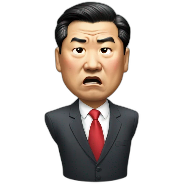 angry president Xi emoji