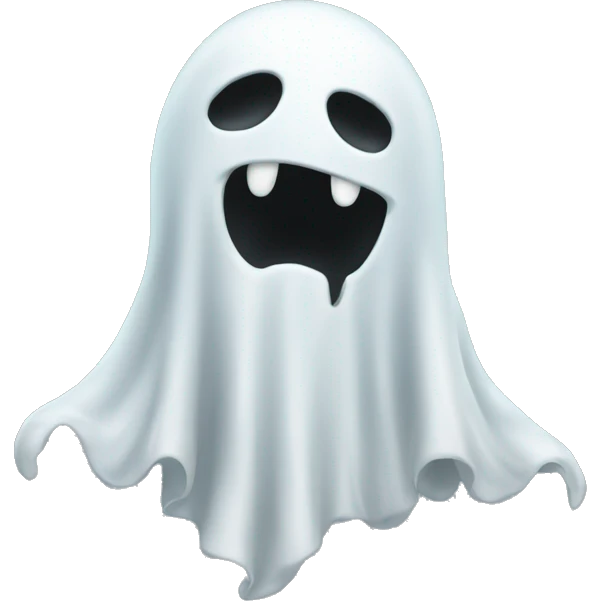 Cool ghost emoji