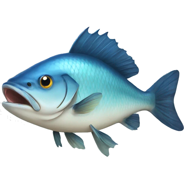 huge fish emoji