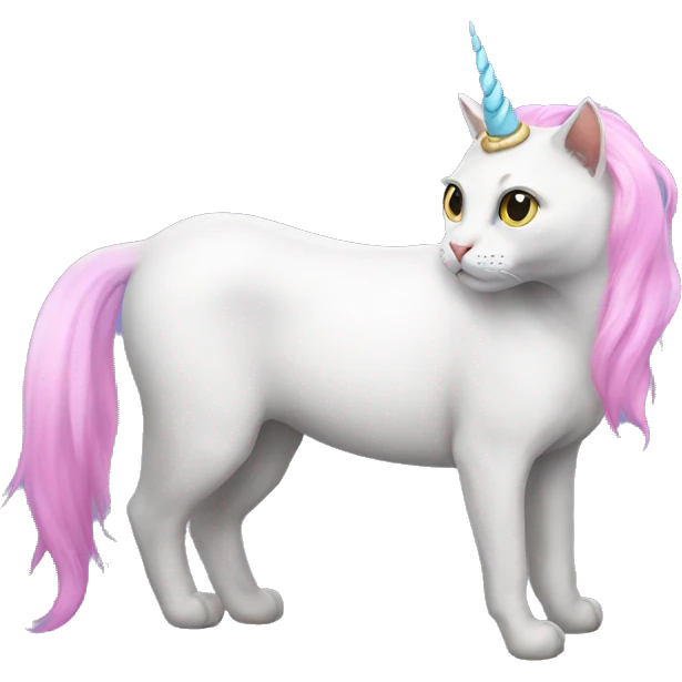 Cat unicorn emoji