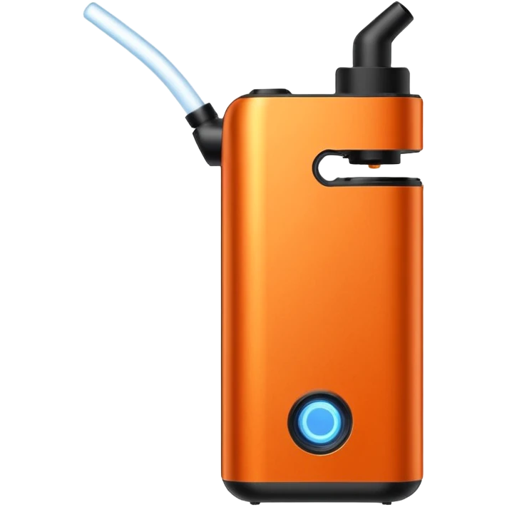 orange vaporizer emoji