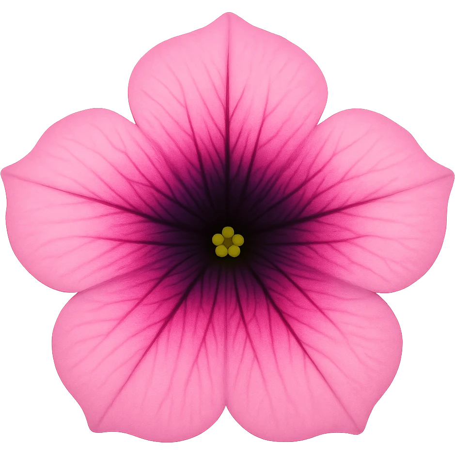 Pink-Gradient Petuniaemoji    , remove background emoji